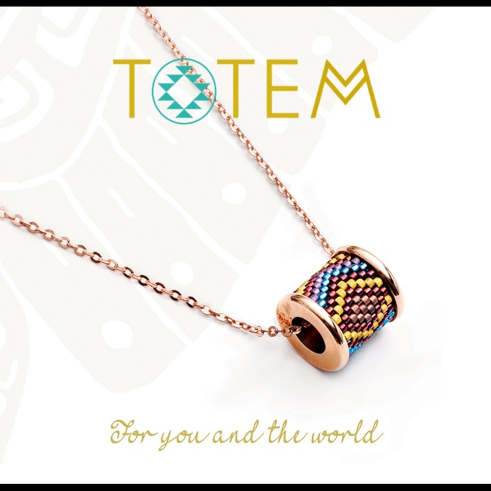 Azuni London barrel necklace - never worn